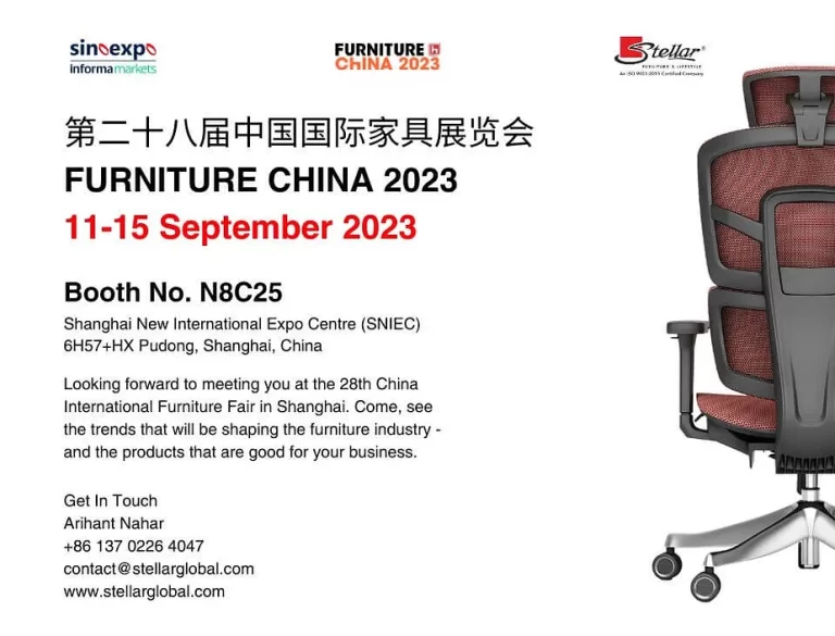 Stellar's Grand Presence at Furniture China 2023