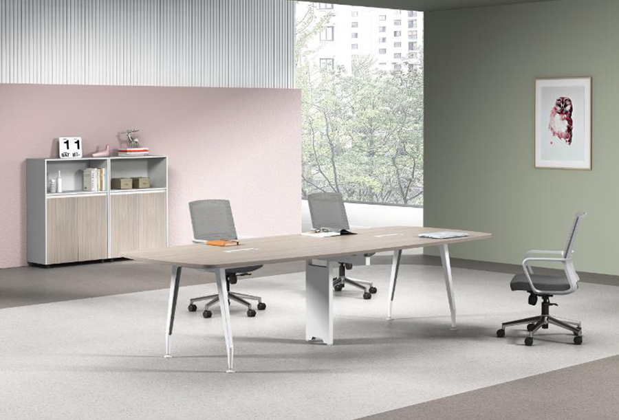 FS-KF压铸会议桌CJ-暖白