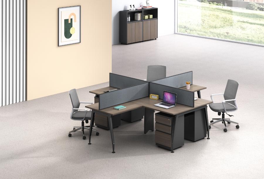 FS-KF压铸十字四人职员位A款黑色CJ