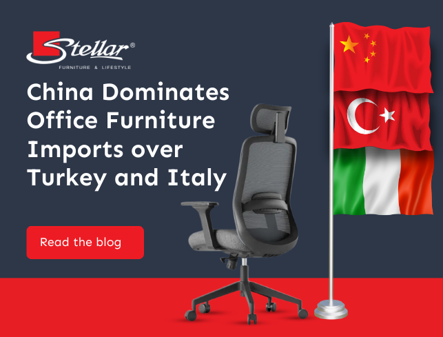 China Dominates Office Furniture Imports over Turkey and Italy