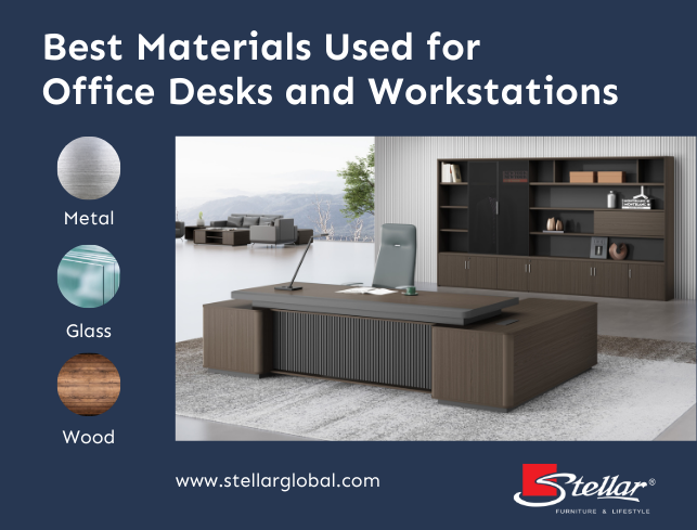 Best Materials Used In Manufacturing Office Desks and Workstations