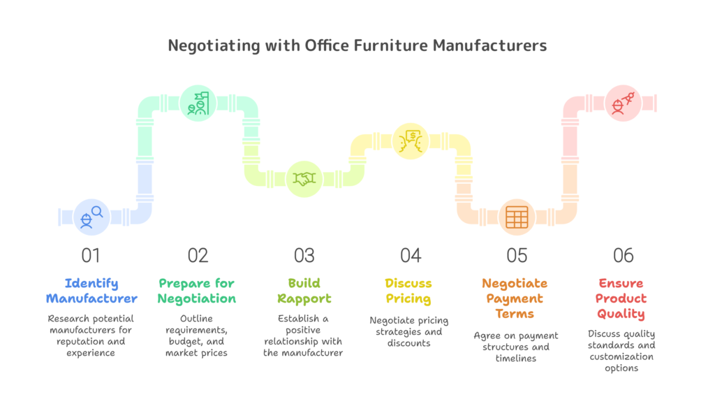 Office Furniture Manufacturers Negotiate Terms